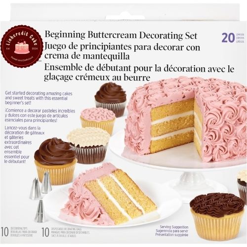 Wilton Buttercream Decorating Kit for Beginners - 20-Piece Cake Design Set