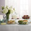 Libbey Selene Glass Cake Stand with Dome Lid – Elegant Footed Holder