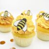 Edible Bumble Bees - perfect for adding a charming touch to cakes and cupcakes as delightful toppers and decorations.